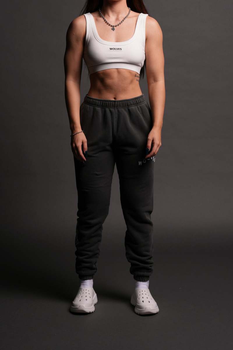 Darc Sport Big Wolf Pyramid She Post Lounge Sweats Wolf Gray | IWZQY4129