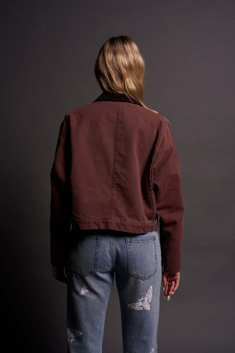 Darc Sport Built From Iron Wayland Cropped Jacket Maro | LDITR7560