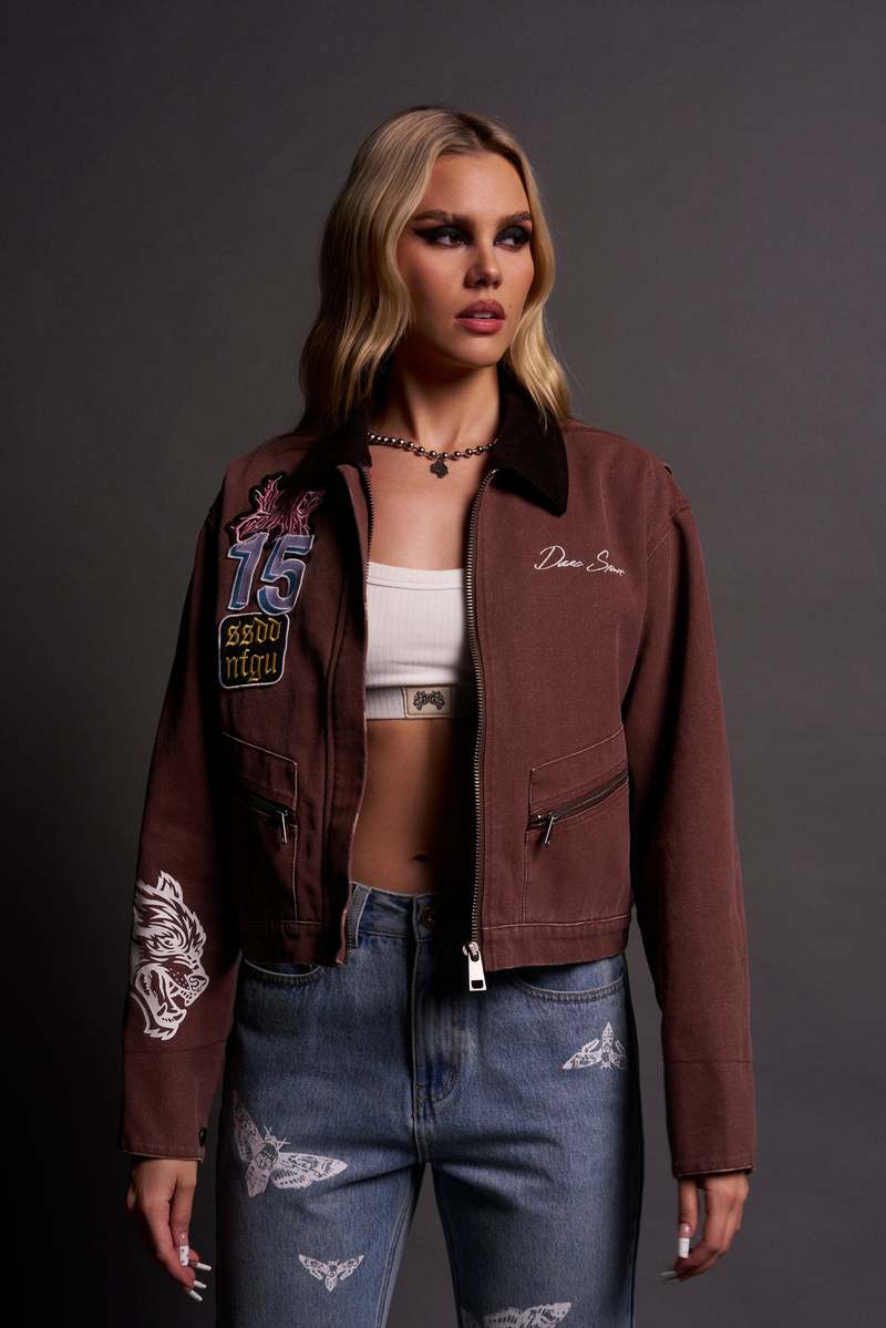 Darc Sport Built From Iron Wayland Cropped Jacket Maro | LDITR7560