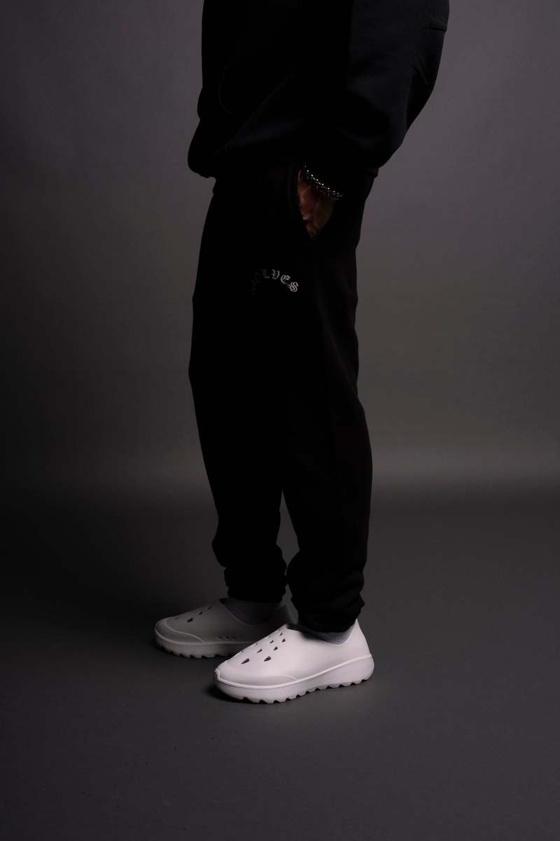Darc Sport Chopper Wolf Post Lounge Sweats Negrii | SFEKI5827