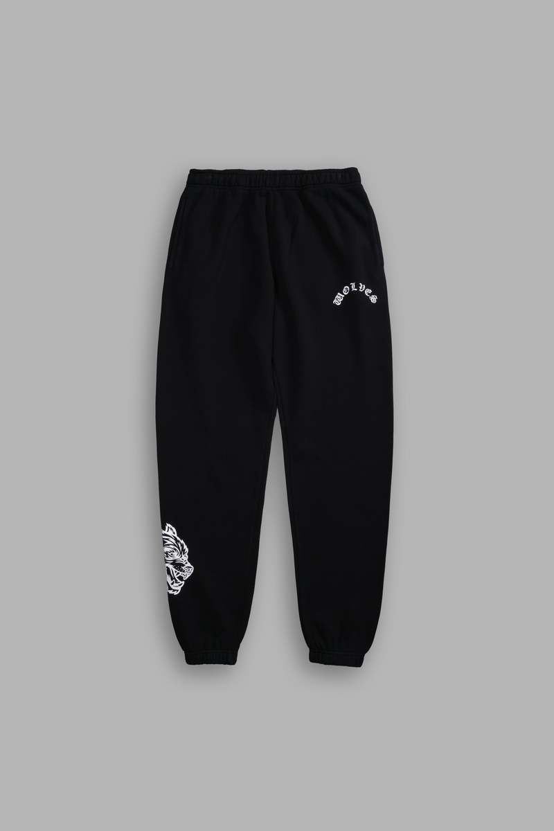 Darc Sport Chopper Wolf Post Lounge Sweats Negrii | SFEKI5827