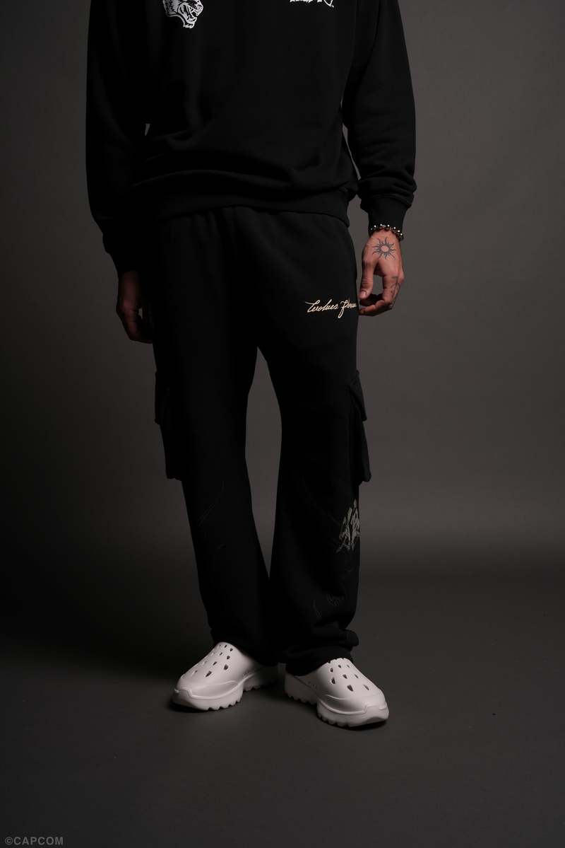 Darc Sport Dynasty Bigelow Cargo Sweat Pants Negrii | OCYPL4153