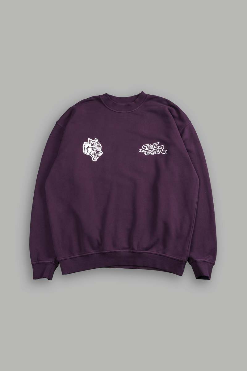 Darc Sport Final Boss Unisex London Crewneck Violet | JWRUQ4278