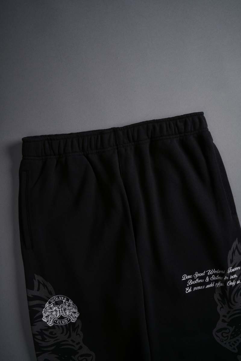 Darc Sport Loyalty Wolf Post Lounge Sweats Negrii | XHKJY0329