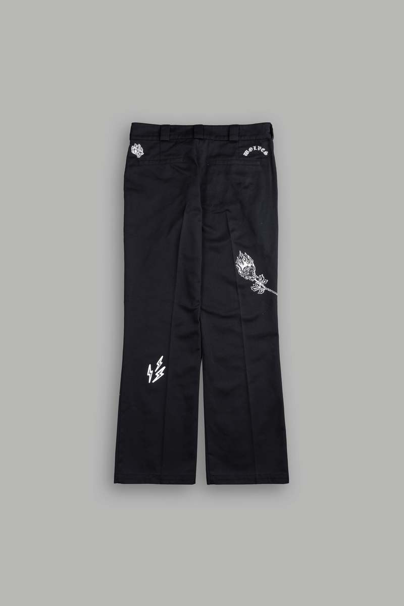 Darc Sport Roses While We're Here Rickies Pants Negrii | HRGSQ3276