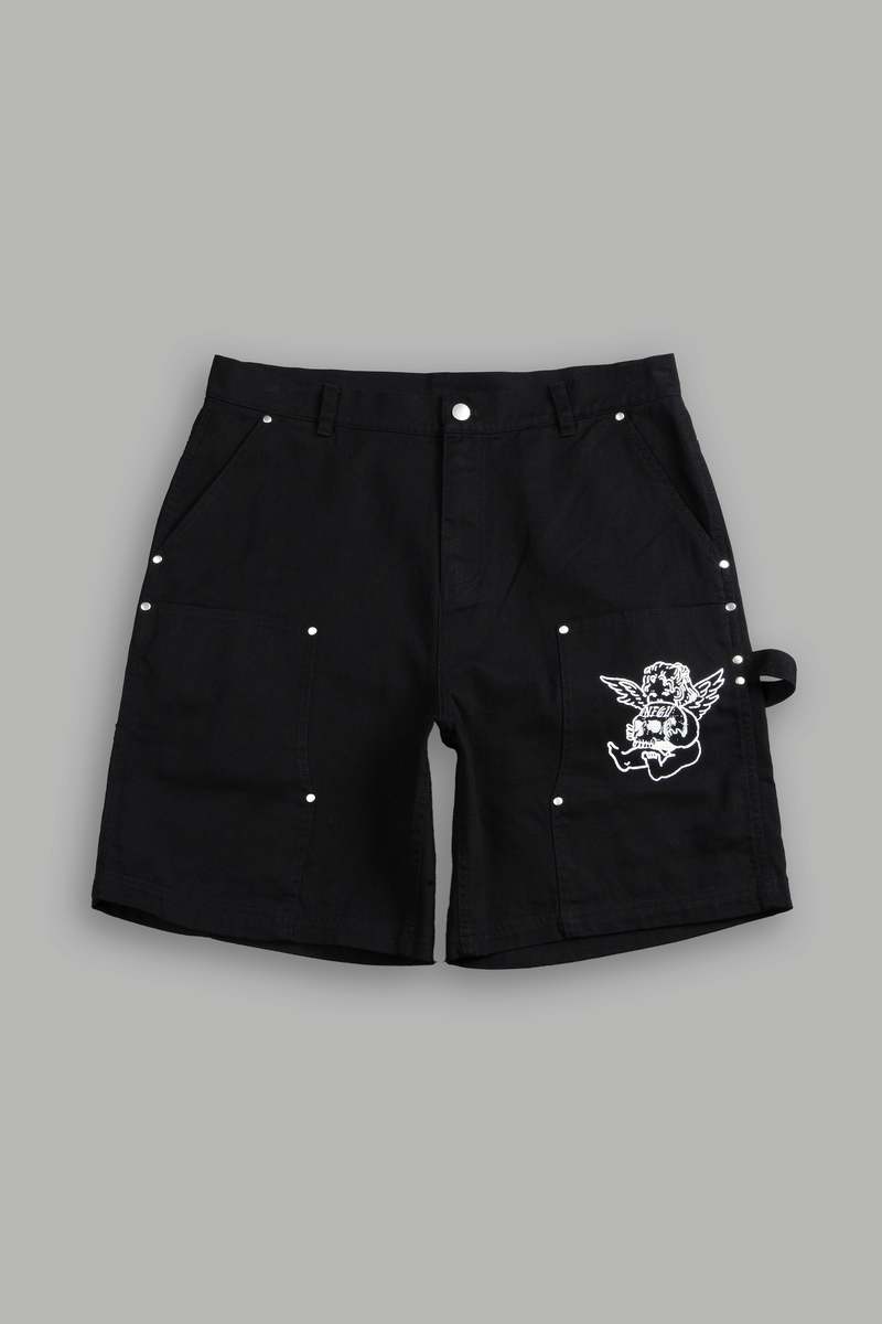 Darc Sport Wolf Rose Clark Utility Shorts Negrii | YDBTO6297