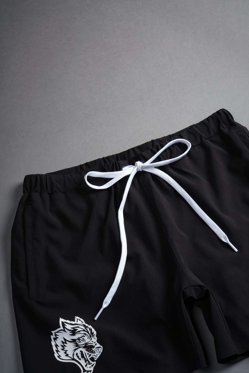 Darc Sport Wolves Represent Compression Shorts Negrii | JCXNY5968